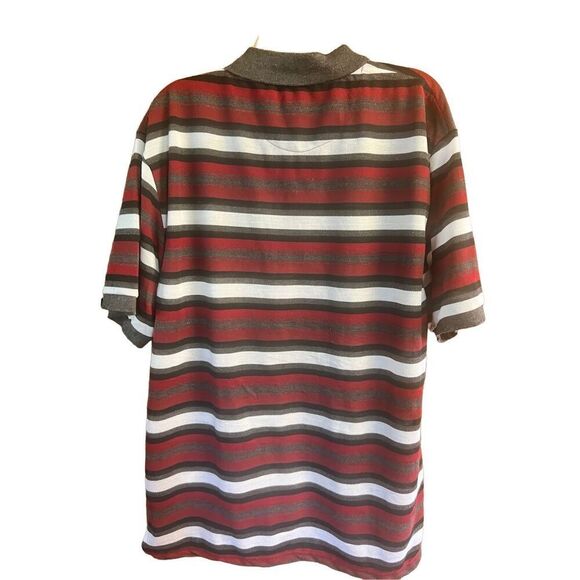 Basics  By Reset Striped Polo Tee Sz XXL NWT - Picture 2 of 7